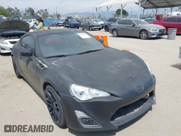 2015 Scion FR-S with VIN JF1ZNAA12F8712371, listed as a IAAI auction lot 42019465 with 21 mi miles. Bid and sale history available at carsss.com. Image 1.