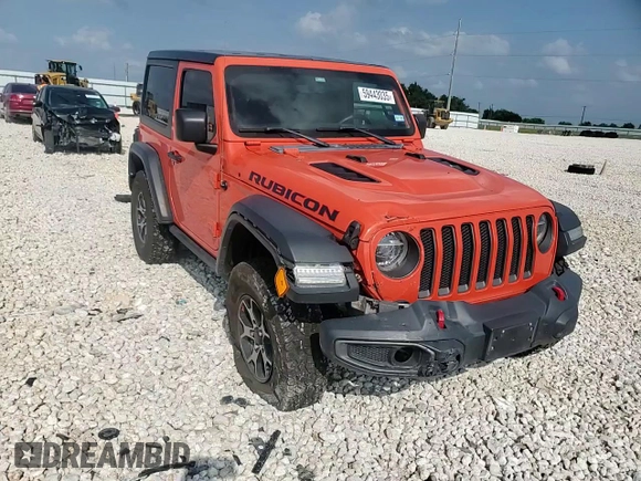2018 Jeep Wrangler Rubicon with VIN 1C4HJXCGXJW285578, listed as a Copart auction lot 59443035 with 54,989 mi miles and Salvage title. Bid and sale history available at DreamBid. Image 13.