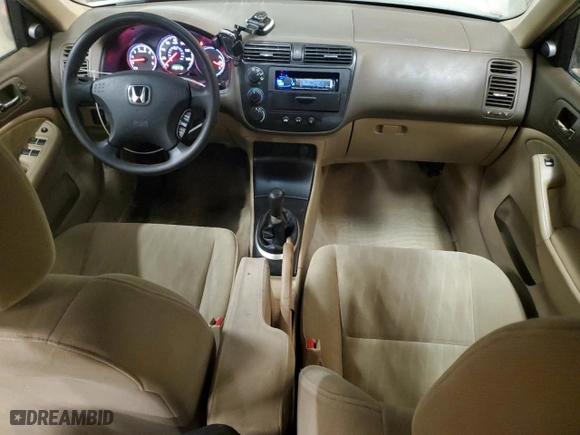 2004 Honda Civic LX with VIN 2HGES15564H596874, listed as a Copart auction lot 48996995 with 176,718 mi miles and Salvage Title. Bid and sale history available at carsss.com. Image 8.