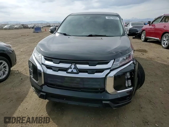 2020 Mitsubishi Outlander Sport ES 2.0 with VIN JA4AR3AU8LU016628, listed as a Copart auction lot 48676005 with 106,000 mi miles and Salvage Title. Bid and sale history available at carsss.com. Image 12.