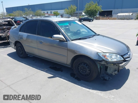 2005 Honda Civic LX z VIN JHMES16565S000247, wystawiony jako IAAI lot #42474404 z przebiegiem 214 028 mil mil oraz . Historia ofert i sprzedaży dostępna na DreamBid. Obrazek 1.