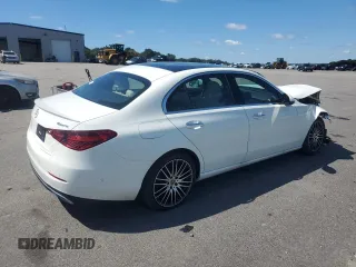2022 Mercedes-Benz C 300 z VIN W1KAF4HB6NR064021, wystawiony jako Copart lot #66909864 z przebiegiem Nie podano mil oraz Szkoda całkowita • Salvage title. Historia ofert i sprzedaży dostępna na DreamBid. Obrazek 3.