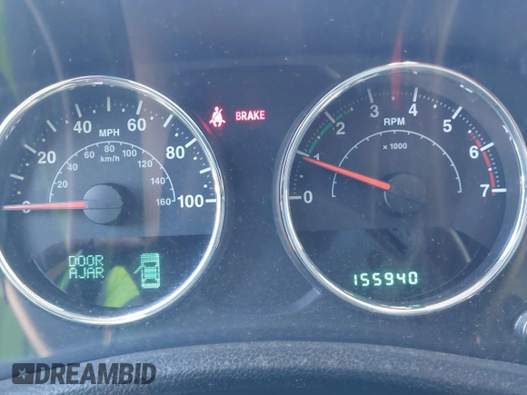 2011 Jeep Wrangler Rubicon with VIN 1J4BA6D10BL628180, listed as a IAAI auction lot 41711065 with 155,940 mi miles and . Bid and sale history available at carsss.com. Image 7.