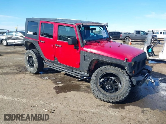 2007 Jeep Wrangler Unlimited X with VIN 1J4GA39147L157588, listed as a IAAI auction lot 41637089 with 87,812 mi miles and . Bid and sale history available at DreamBid. Image 1.