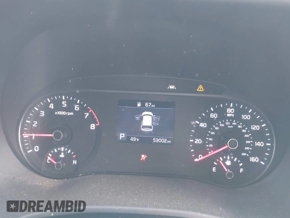 2020 Kia Soul EX with VIN KNDJ33AU5L7073908, listed as a IAAI auction lot 41816282 with 53,002 mi miles. Bid and sale history available at carsss.com. Image 7.