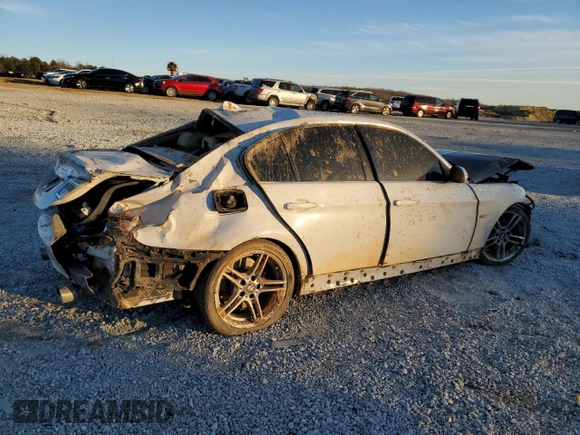 2008 BMW 3 Series 335i with VIN WBAVB77508NM06155, listed as a Copart auction lot 88689615 with 0 mi miles and Salvage Title. Bid and sale history available at carsss.com. Image 3.