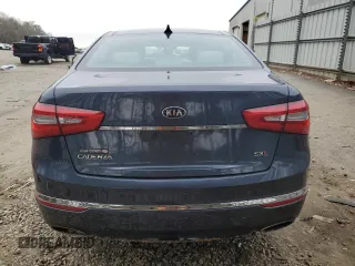 2015 Kia Cadenza Premium with VIN KNALN4D75F5187712, listed as a Copart auction lot 41878935 with 102,016 mi miles and Salvage Title. Bid and sale history available at carsss.com. Image 6.