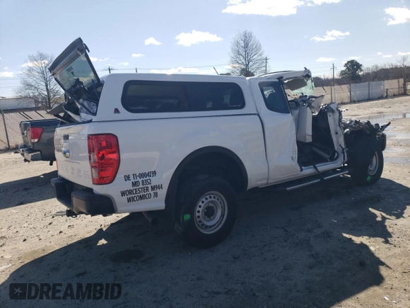 2020 Ford Ranger XL with VIN 1FTER1EH8LLA97967, listed as a Copart auction lot 45472375 with Not Provided miles and Salvage Title. Bid and sale history available at DreamBid. Image 3.