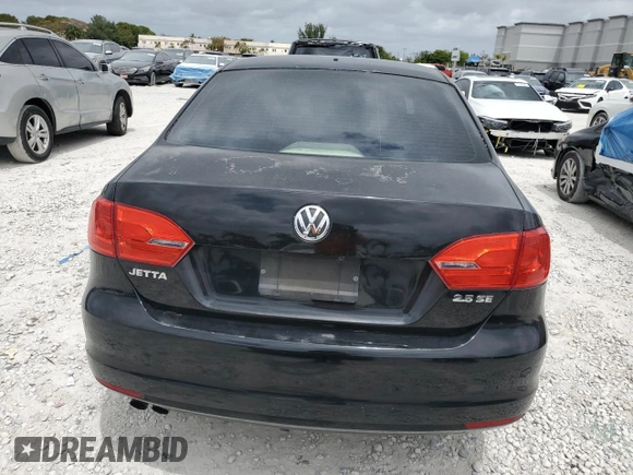 2011 Volkswagen Jetta SE with VIN 3VWDX7AJ8BM346422, listed as a Copart auction lot 52071225 with 78,490 mi miles and Clean title. Bid and sale history available at DreamBid. Image 6.