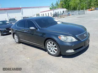 2007 Lexus LS 460 with VIN JTHBL46FX75021999, listed as a IAAI auction lot 42132710 with 1 mi miles. Bid and sale history available at carsss.com. Image 1.