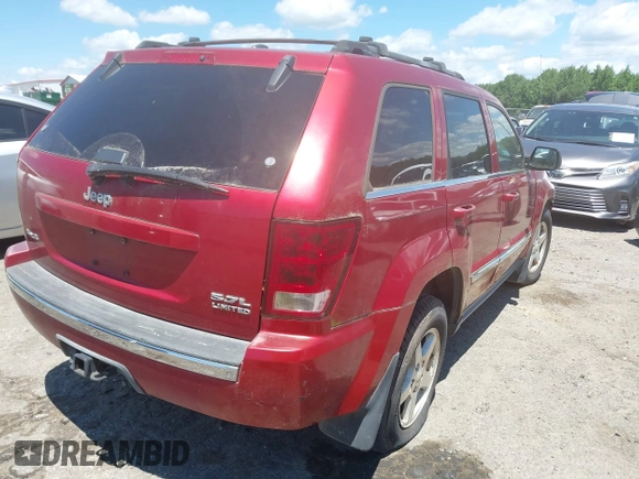 2005 Jeep Grand Cherokee Limited with VIN 1J4HR58285C730301, listed as a IAAI auction lot 42309204 with 184,344 mi miles and . Bid and sale history available at DreamBid. Image 4.