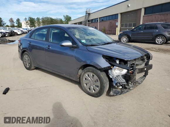 2020 Kia Rio S with VIN 3KPA24AD1LE321905, listed as a Copart auction lot 61011384 with 34,621 mi miles and Salvage Title. Bid and sale history available at carsss.com. Image 4.