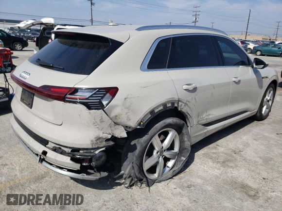 2019 Audi e-tron Prestige with VIN WA1VABGE1KB023093, listed as a Copart auction lot 48008653 with 45,531 mi miles. Bid and sale history available at carsss.com. Image 3.