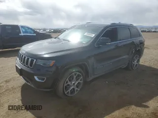 2018 Jeep Grand Cherokee Sterling z VIN 1C4RJEBG4JC247355, wystawiony jako Copart lot #49888855 z przebiegiem 86 363 mil mil oraz Szkoda całkowita • Salvage title. Historia ofert i sprzedaży dostępna na DreamBid. Obrazek 1.