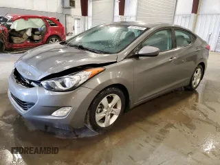 2013 Hyundai Elantra GLS with VIN 5NPDH4AEXDH390531, listed as a Copart auction lot 60147585 with 78,123 mi miles and Salvage title. Bid and sale history available at DreamBid. Image 1.