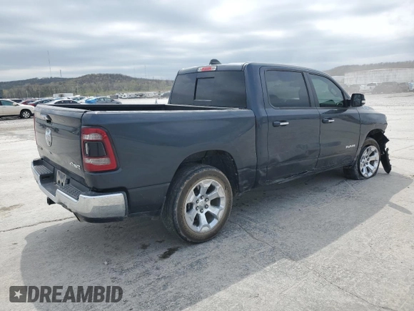 2019 Ram 1500 Big Horn/Lone Star with VIN 1C6SRFFT0KN747680, listed as a Copart auction lot 51099415 with 105,713 mi miles and Salvage Title. Bid and sale history available at carsss.com. Image 3.
