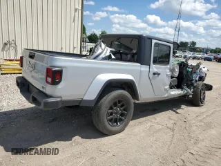 2023 Jeep Gladiator Overland with VIN 1C6HJTFG3PL564263, listed as a Copart auction lot 57021075 with Not provided miles and Non repairable. Bid and sale history available at DreamBid. Image 3.