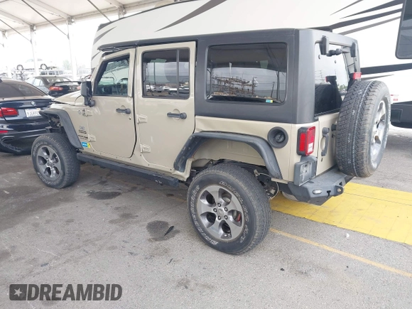 2018 Jeep Wrangler Unlimited Sport S with VIN 1C4BJWDG3JL809752, listed as a IAAI auction lot 42101293 with 50,342 mi miles and . Bid and sale history available at DreamBid. Image 3.