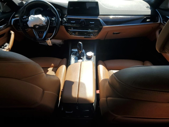 2017 BMW 5 Series 540i xDrive with VIN WBAJE7C34HWA03836, listed as a Copart auction lot 49574625 with Not provided miles and Salvage title. Bid and sale history available at DreamBid. Image 8.