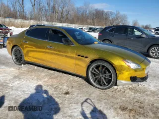 2014 Maserati Quattroporte S Q4 z VIN ZAM56RRA4E1106467, wystawiony jako Copart lot #46311515 z przebiegiem 145 245 mil mil oraz Czysty tytuł • Clean title. Historia ofert i sprzedaży dostępna na DreamBid. Obrazek 4.