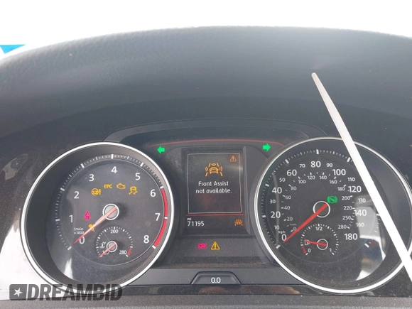 2019 Volkswagen GTI S z VIN 3VW6T7AU5KM020317, wystawiony jako IAAI lot #41790449 z przebiegiem 71 195 mil mil oraz . Historia ofert i sprzedaży dostępna na DreamBid. Obrazek 7.