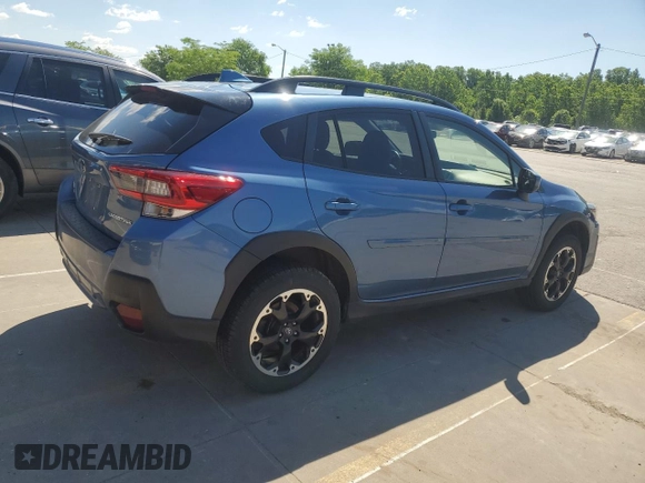 2021 Subaru Crosstrek Premium with VIN JF2GTAPC7MH668835, listed as a Copart auction lot 58157875 with 39,645 mi miles and Salvage title. Bid and sale history available at DreamBid. Image 3.