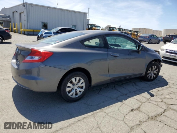 2012 Honda Civic Cpe LX with VIN 2HGFG3B57CH556677, listed as a Copart auction lot 54071885 with 151,943 mi miles and Clean Title. Bid and sale history available at carsss.com. Image 3.