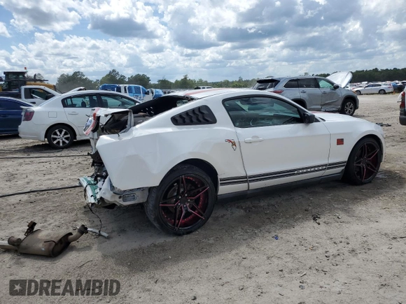2010 Ford Mustang V6 with VIN 1ZVBP8AN1A5158085, listed as a Copart auction lot 61070745 with Not provided miles and Salvage title. Bid and sale history available at DreamBid. Image 3.