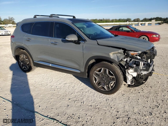 2021 Hyundai Santa Fe Limited with VIN 5NMS44AL9MH335695, listed as a Copart auction lot 87069814 with 72,218 mi miles and Salvage Title. Bid and sale history available at carsss.com. Image 4.