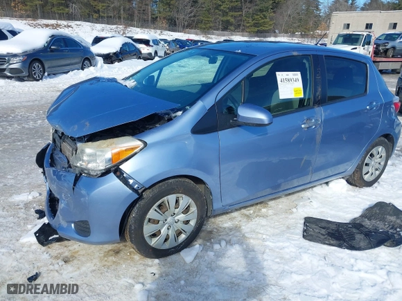 2012 Toyota Yaris L with VIN JTDKTUD39CD519198, listed as a IAAI auction lot 41589349 with 100,046 mi miles. Bid and sale history available at carsss.com. Image 18.