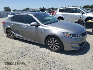 2016 Kia Optima EX z VIN 5XXGU4L31GG058210, wystawiony jako Copart lot #58860925 z przebiegiem 115 730 mil mil oraz Szkoda całkowita • Salvage title. Historia ofert i sprzedaży dostępna na DreamBid. Obrazek 4.