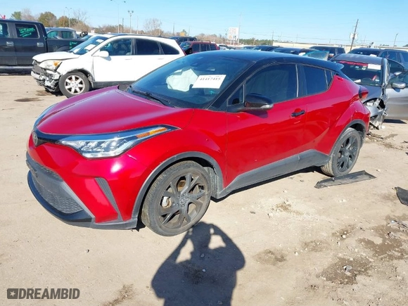 2021 Toyota C-HR LE with VIN JTNKHMBX2M1121238, listed as a IAAI auction lot 41417415 with 31,910 mi miles. Bid and sale history available at carsss.com. Image 2.