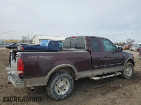 2001 Ford F-150 XL with VIN 1FTRX18L61NB40999, listed as a Copart auction lot 49641305 with 216,452 mi miles and Salvage Title. Bid and sale history available at carsss.com. Image 3.
