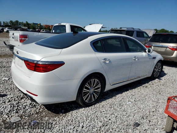2016 Kia K900 Luxury z VIN KNALU4D39G6031250, wystawiony jako Copart lot #58899564 z przebiegiem 104 281 mil mil oraz Szkody całkowita. Historia ofert i sprzedaży dostępna na DreamBid. Obrazek 3.