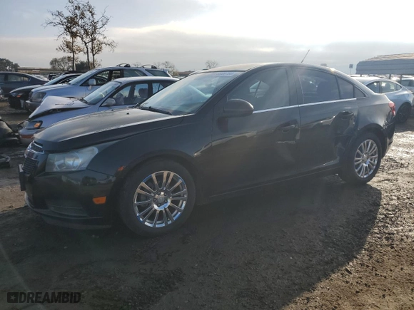 2013 Chevrolet Cruze ECO with VIN 1G1PJ5SB9D7150718, listed as a Copart auction lot 85556184 with 217,950 mi miles and Salvage Title. Bid and sale history available at carsss.com. Image 1.