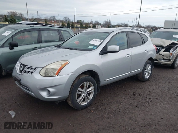 2013 Nissan Rogue S with VIN JN8AS5MV0DW628309, listed as a IAAI auction lot 42008720 with 45,718 mi miles and . Bid and sale history available at DreamBid. Image 2.