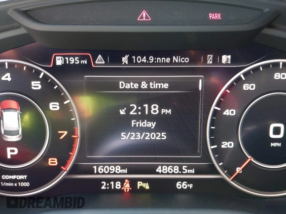 2018 Audi Q5 Prestige z VIN WA1CNAFY1J2199545, wystawiony jako IAAI lot #42342044 z przebiegiem 16 098 mil mil oraz . Historia ofert i sprzedaży dostępna na DreamBid. Obrazek 7.