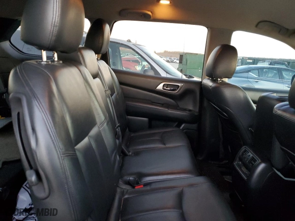 2013 Nissan Pathfinder SV with VIN 5N1AR2MN9DC650277, listed as a Copart auction lot 46454425 with 106,015 mi miles and Salvage Title. Bid and sale history available at carsss.com. Image 10.