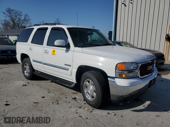 2006 GMC Yukon SLE with VIN 1GKEC13ZX6R133340, listed as a Copart auction lot 48743425 with Not Provided miles and Salvage Title. Bid and sale history available at DreamBid. Image 4.
