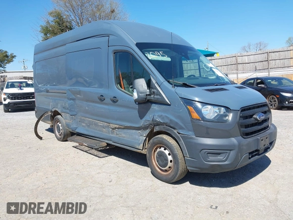 2020 Ford Transit Cargo with VIN 1FTBR3X87LKA48065, listed as a IAAI auction lot 41780797 with 82,385 mi miles. Bid and sale history available at carsss.com. Image 1.