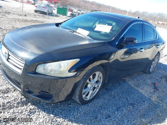 2012 Nissan Maxima 3.5 SV with VIN 1N4AA5AP3CC812492, listed as a IAAI auction lot 41607730 with 95,096 mi miles. Bid and sale history available at carsss.com. Image 2.