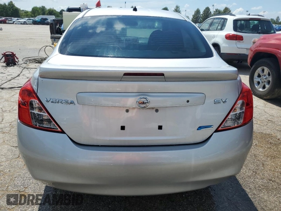 2013 Nissan Versa SV with VIN 3N1CN7AP2DL826394, listed as a Copart auction lot 63488554 with 131,940 mi miles and Salvage title. Bid and sale history available at DreamBid. Image 6.