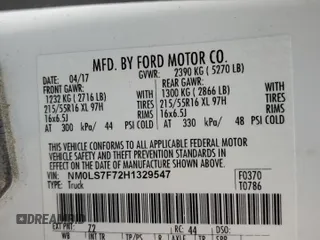 2017 Ford Transit Connect XLT z VIN NM0LS7F72H1329547, wystawiony jako Copart lot #64703355 z przebiegiem 160 660 mil mil oraz Szkoda całkowita • Salvage title. Historia ofert i sprzedaży dostępna na DreamBid. Obrazek 13.