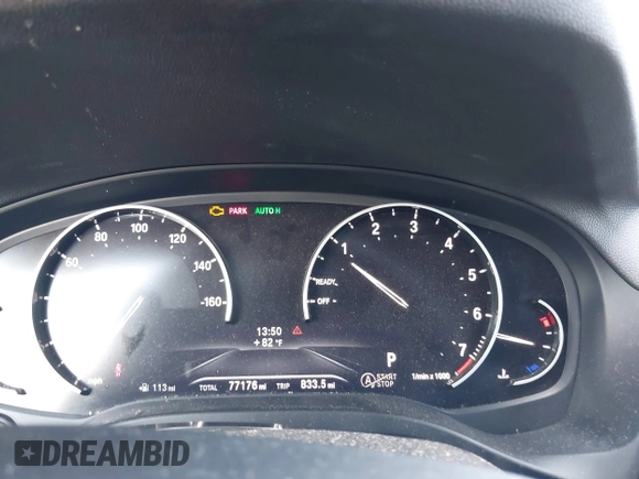 2020 BMW X3 sDrive30i with VIN 5UXTY3C05L9C73732, listed as a IAAI auction lot 40252791 with 77,176 mi miles. Bid and sale history available at carsss.com. Image 7.