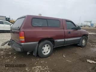 1999 GMC New Sierra 1500 SLE with VIN 1GTEC14V0XZ522724, listed as a Copart auction lot 49694695 with 122,159 mi miles and Salvage Title. Bid and sale history available at carsss.com. Image 3.