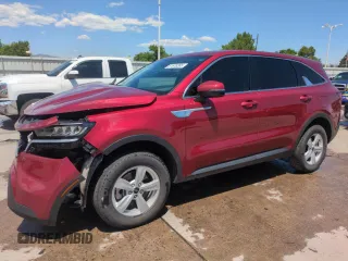 2022 Kia Sorento LX with VIN 5XYRGDLC0NG153494, listed as a Copart auction lot 61678355 with 48,095 mi miles and Salvage title. Bid and sale history available at DreamBid. Image 1.
