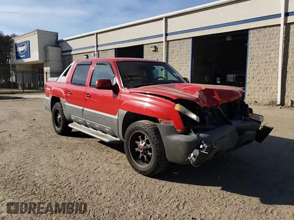 2002 Chevrolet Avalanche with VIN 3GNEK13T12G160860, listed as a Copart auction lot 76321274 with Not Provided miles and Salvage Title. Bid and sale history available at DreamBid. Image 10.