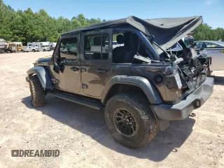 2020 Jeep Wrangler Unlimited Sport Altitude with VIN 1C4HJXDN7LW224107, listed as a Copart auction lot 61435715 with 38,151 mi miles and Salvage title. Bid and sale history available at DreamBid. Image 2.
