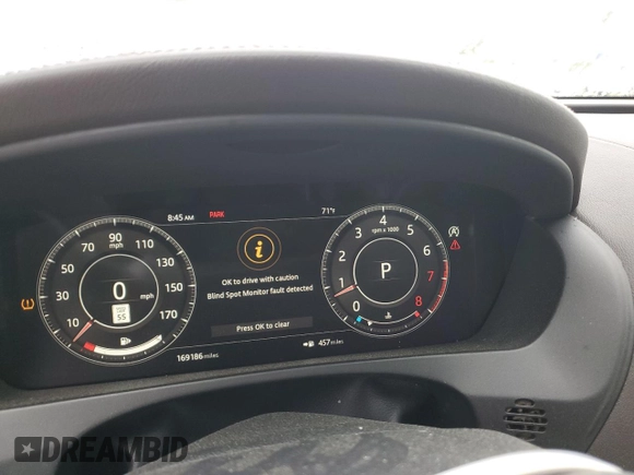 2019 Jaguar F-Pace 25t Prestige z VIN SADCK2FX0KA367828, wystawiony jako Copart lot #51312585 z przebiegiem 169 186 mil mil oraz Szkoda całkowita • Salvage title. Historia ofert i sprzedaży dostępna na DreamBid. Obrazek 9.