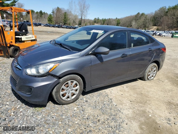 2013 Hyundai Accent GLS with VIN KMHCT4AE6DU310475, listed as a Copart auction lot 53751415 with 240,883 mi miles and Clean Title. Bid and sale history available at carsss.com. Image 1.